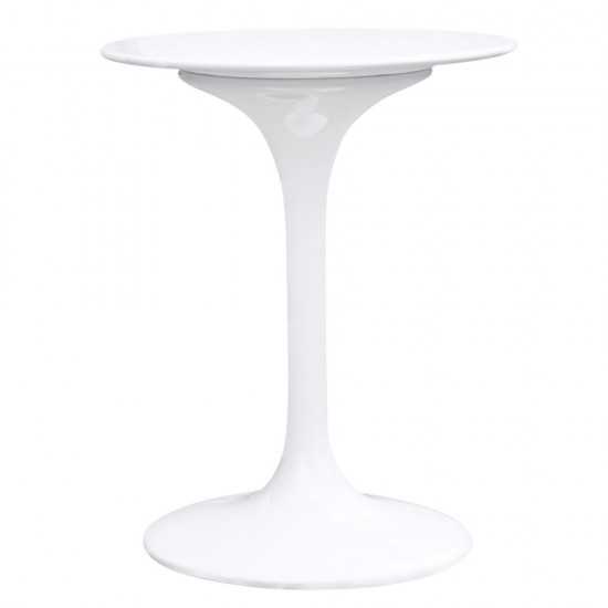 Fine Mod Imports Flower Table 23", White