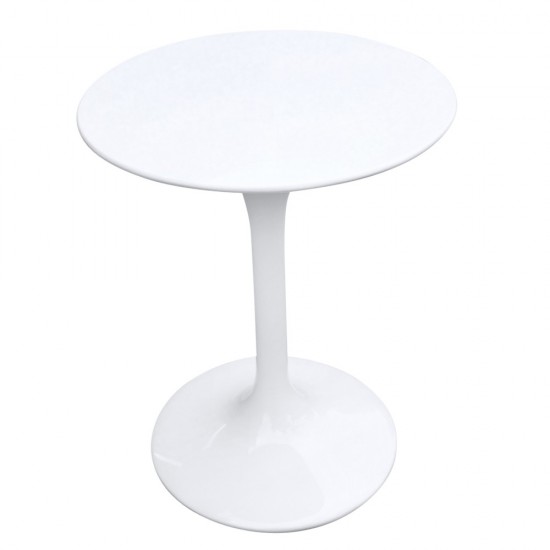 Fine Mod Imports Flower Table 23", White