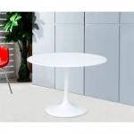 Fine Mod Imports Flower Table 27", White