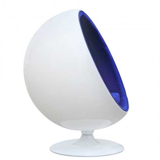 Fine Mod Imports Ball Chair, Blue