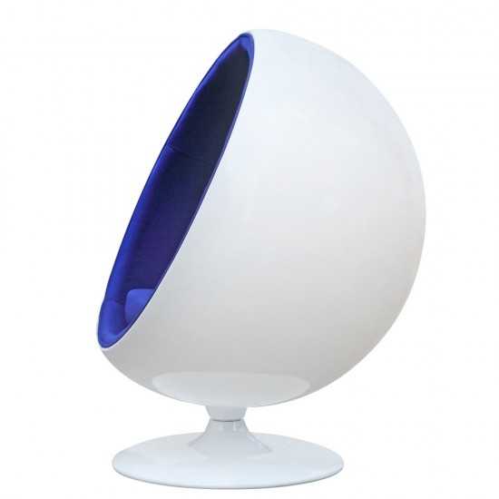 Fine Mod Imports Ball Chair, Blue