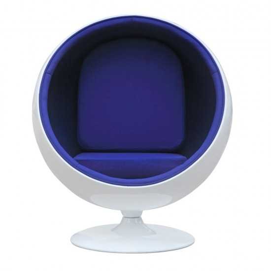 Fine Mod Imports Ball Chair, Blue