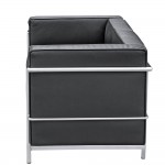 Fine Mod Imports Cube Lc2 Petit Loveseat, Black