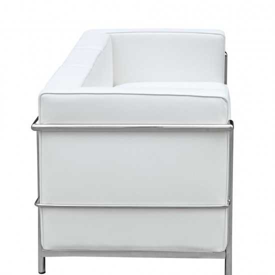 Fine Mod Imports Cube Lc2 Petit Sofa, White