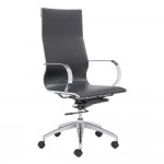 Fine Mod Imports Modern Conference Office Chair High Back, Black