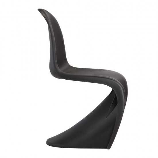 Fine Mod Imports Shape Chair, Black