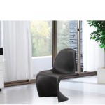 Fine Mod Imports Shape Chair, Black