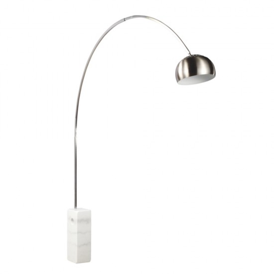 Fine Mod Imports Arch Lamp Big Base, White