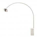 Fine Mod Imports Arch Lamp Big Base, White