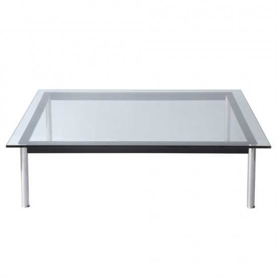 Fine Mod Imports Lc10 Coffee Table 48 Cube, Clear