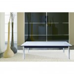 Fine Mod Imports Lc10 Coffee Table 48 Cube, Clear
