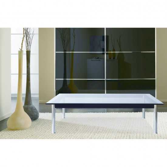 Fine Mod Imports Lc10 Coffee Table 48 Cube, Clear