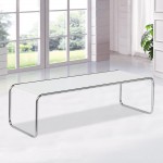 Fine Mod Imports Nesting Table Long, White