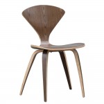 Fine Mod Imports Wooden Side Chair, Walnut