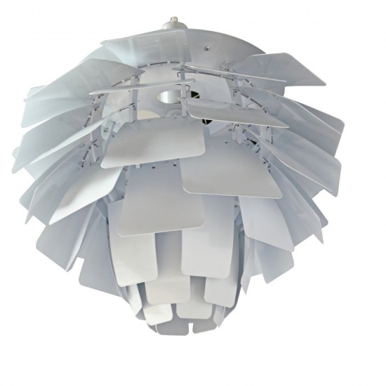 Fine Mod Imports Artichoke Leaf Lamp, White