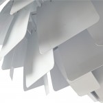 Fine Mod Imports Artichoke Leaf Lamp, White