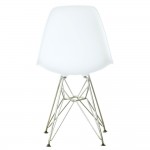 Fine Mod Imports WireLeg Dining Side Chair, White