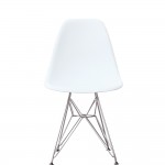 Fine Mod Imports WireLeg Dining Side Chair, White