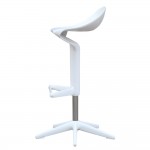 Fine Mod Imports Different Bar Stool Chair, White