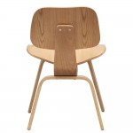 Fine Mod Imports Plywood Dining Chair, Natural