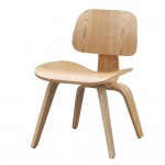 Fine Mod Imports Plywood Dining Chair, Natural