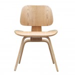 Fine Mod Imports Plywood Dining Chair, Natural