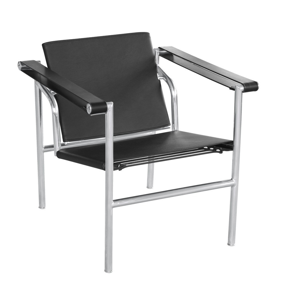 Fine Mod Imports String Flat Chair, Black Fine Mod Imports String Flat Chair, Black