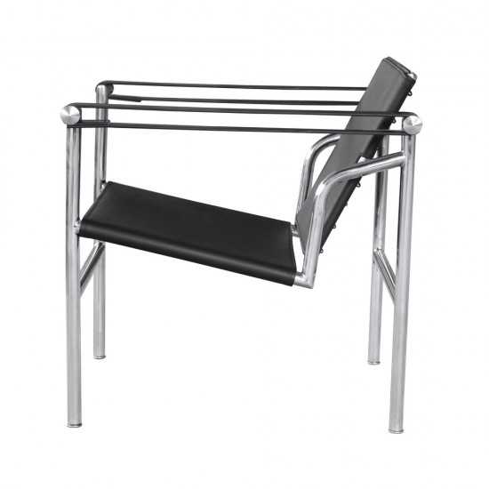 Fine Mod Imports String Flat Chair, Black