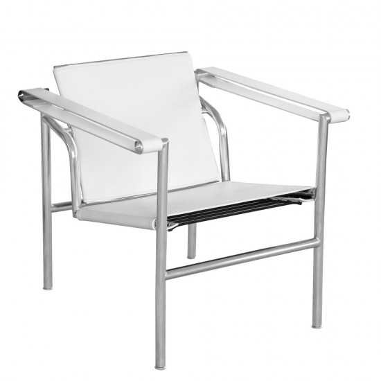 Fine Mod Imports String Flat Chair, White