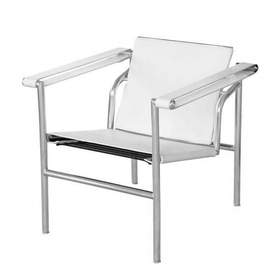 Fine Mod Imports String Flat Chair, White