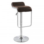 Fine Mod Imports Flat Bar Stool Chair, Brown