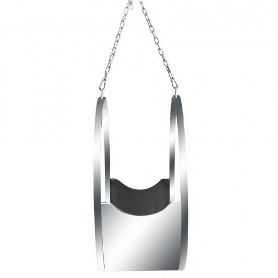 Fine Mod Imports Ring Hanging Chair, Black