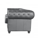 Fine Mod Imports Chestfield Sofa, Black