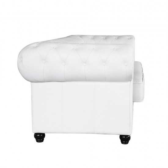 Fine Mod Imports Chestfield Sofa, White