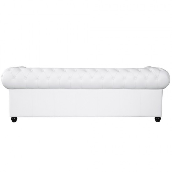 Fine Mod Imports Chestfield Sofa, White