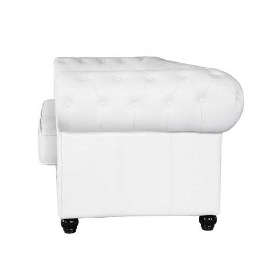 Fine Mod Imports Chestfield Sofa, White