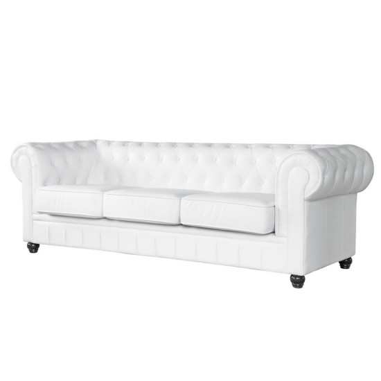 Fine Mod Imports Chestfield Sofa, White