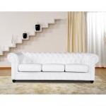 Fine Mod Imports Chestfield Sofa, White