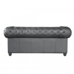 Fine Mod Imports Chestfield Loveseat, Black