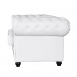 Fine Mod Imports Chestfield Loveseat, White