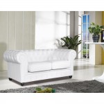 Fine Mod Imports Chestfield Loveseat, White