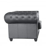 Fine Mod Imports Chestfield Chair, Black