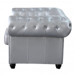 Fine Mod Imports Chestfield Chair, Silver