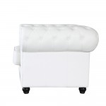 Fine Mod Imports Chestfield Chair, White