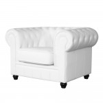 Fine Mod Imports Chestfield Chair, White