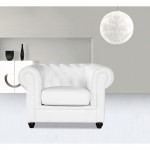 Fine Mod Imports Chestfield Chair, White