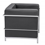 Fine Mod Imports Grand Lc3 Chair, Black