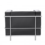 Fine Mod Imports Grand Lc3 Chair, Black