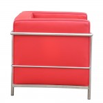 Fine Mod Imports Grand Lc3 Chair, Red