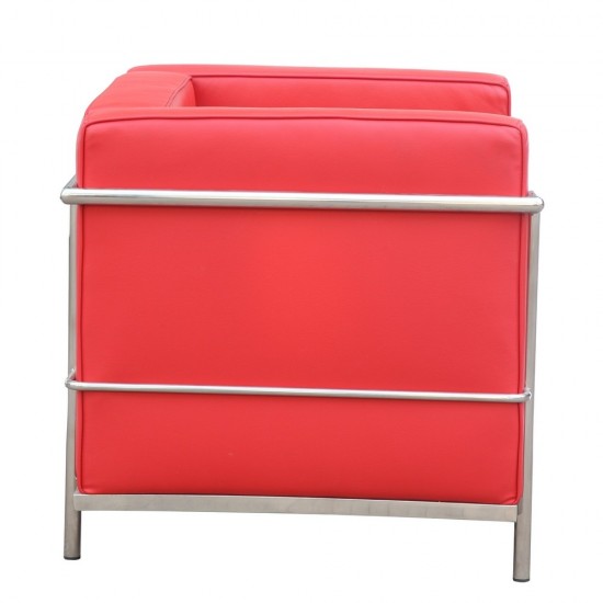 Fine Mod Imports Grand Lc3 Chair, Red